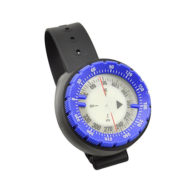 Undervanns 50m Dykking Kompass Navigator Digital Scuba Selvlysende Balansert Klokke Gray