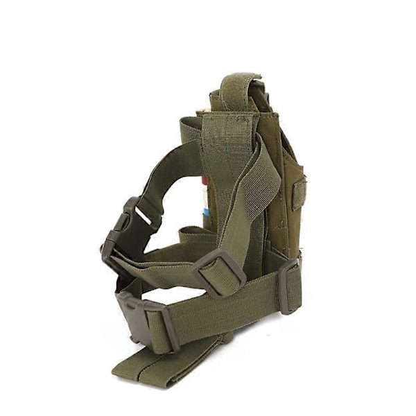 Taktisk Molle Benplattform Pistolhölster Universell Nylon Benpanel Vapenhölster Ficka Snabbkoppling Jakttillbehör tan set