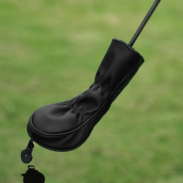 Golfklubbhuvudskydd Golf Träskydd SVART DRIVERSKYDD DRIVER Svart Driverskydd-Driverskydd Black Driver Cover-Driver Cover