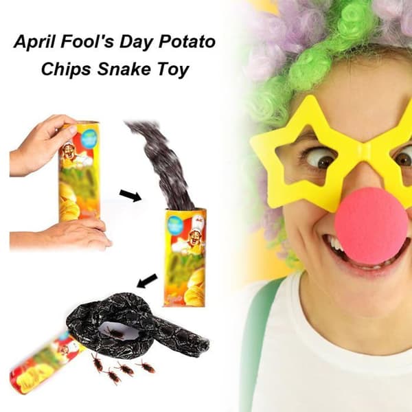 Ormleksak Chips Potatis 22x7.5cm - Aprilskämt