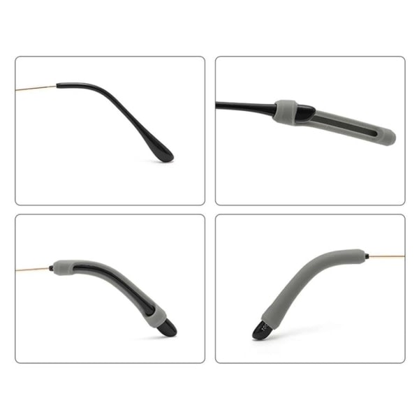 Anti-Slip för glasögon - Silikon - Slitstark gray