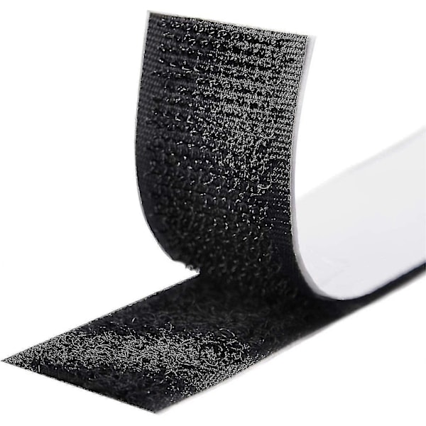 Velcro Tape Selvklæbende 50m Ekstra Stærk, dobbeltsidet klæbemiddel med Velcro 20mm bred