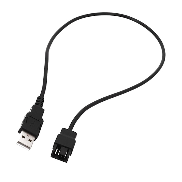 USB til 4-pins bærbar vifte kabel 5V datamaskin PWM vifte strømforsyningsledning 30-100cm 50cm