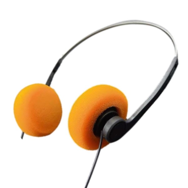 Retro Nostalgic Headset MP3 Walkman Hodetelefoner Hodetelefoner oransje one-size L