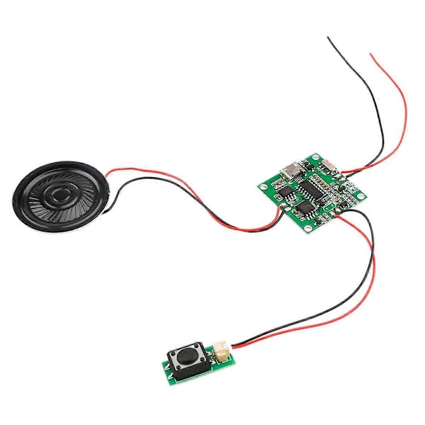Micro-USB 8M Ljud Röst Audio Musik Inspelningsbar Recorder Board Chip Programmerbar Musikmodul Grattiskort DIY Verktyg