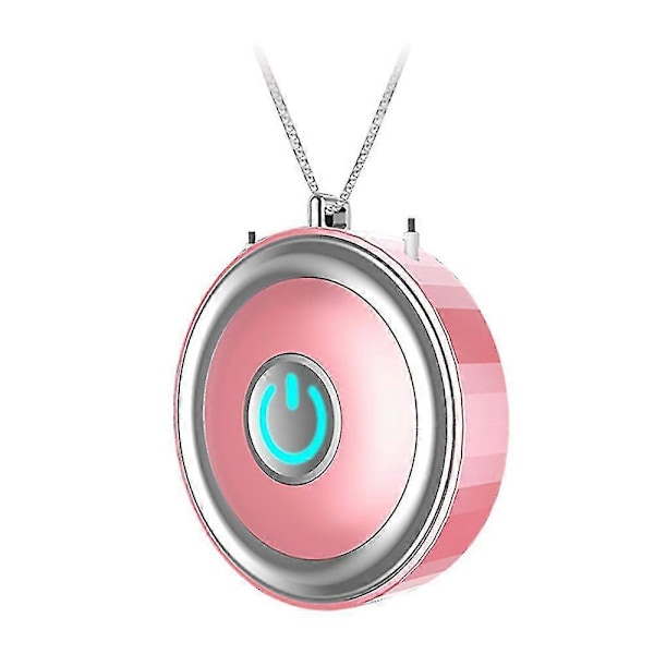 Negativ Jon Mini Luftrenare 300mah Hängande Hals Luftrenare Rosa