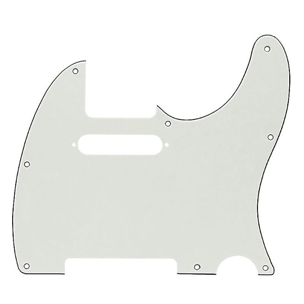 Elektrisk Guitar Pickguard Scratch Plate - tl Guitar Scratch Plate Guitar Dele Vintage white