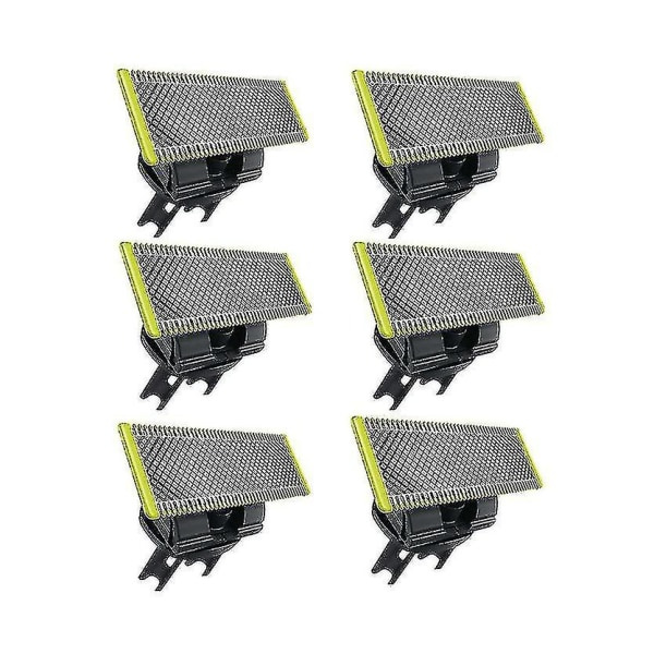 6 stk blad kompatibel med barberblad Qp210 Qp Qp230 Qp2520 Qp2530 Qp2527 Qp2533 Qp2630 Qp6520 6 stk 6 pcs