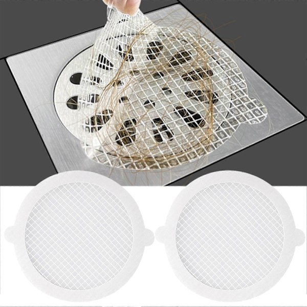 Kertakäyttöiset viemärikannet suihkuun, kylpyhuoneeseen, keittiöön, hiustenkerääjä lattiaviemäriin ja tiskialtaan siivilät estävät tukoksia 50pcs