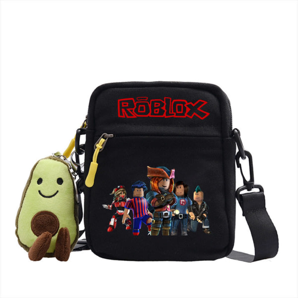 roblox olkalaukku - crossbody kangaslaukku - musta 3