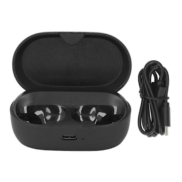 Opladningsetui til ørepropper, sort, USB C, 600mAh, erstatningsopladningsboks til ørepropper med indikatorlys til Elite 7 Pro, kompatibel med Elite 7 Active