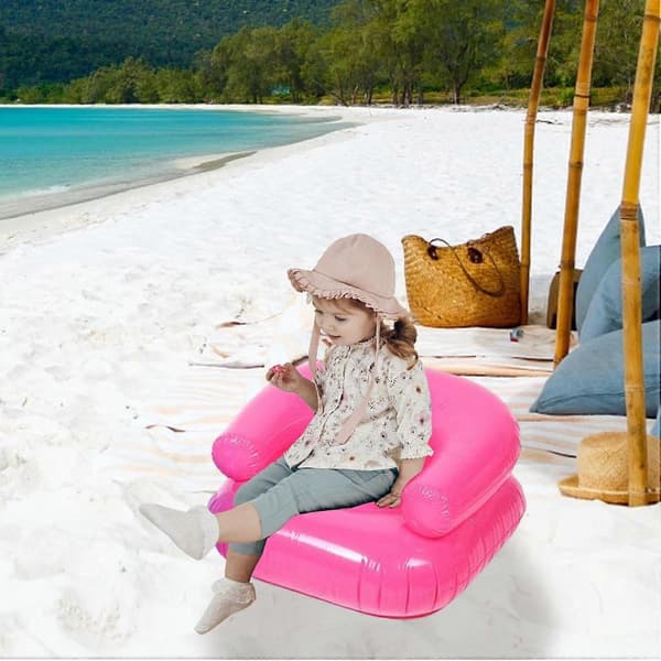 Pool Floats Uppblåsbar Sittdyna för Barn, 100kg Kapacitet
