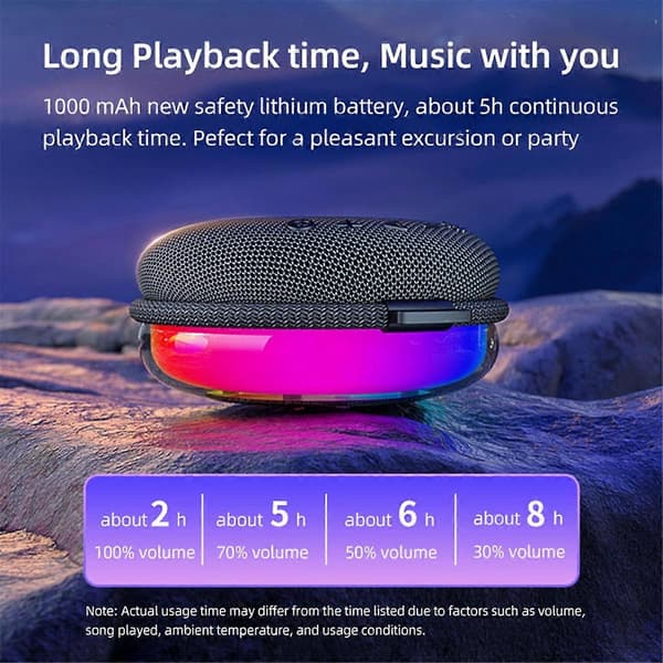 LED-lampa RGB Bluetooth-högtalare