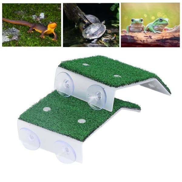 2 sugkoppssköldpaddsplattformar - klätterstege - akvarium