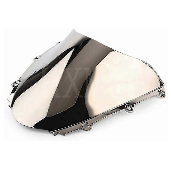 Til Honda Cbr1000rr Cbr 1000rr 2004 2005 2006 2007 Motorcykel Vindskærm Dobbelt Boble Front Vindskærm Skærm Sort 1000rr silver