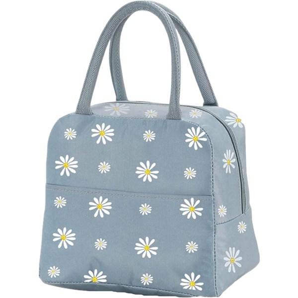 Lunsjpose, Isolerende Lunsjpose Kjølepose Bærbar Termisk Lunsjpose Organizer Tote Bag Blue