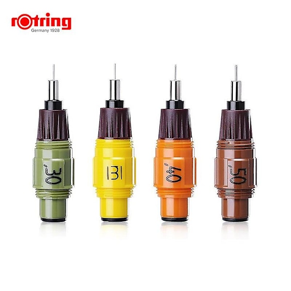 Rotring Isograph Ersättningsritstift 0,1 mm 1,0 mm 1 styck|konstmarkörer 0.4mm nib