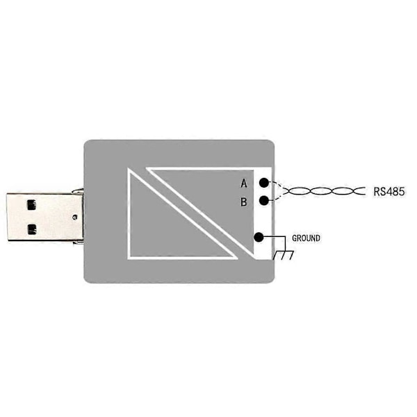 USB til RS485 Kommunikasjonsmodul Lang Distanse For Multi-System USB til RS485