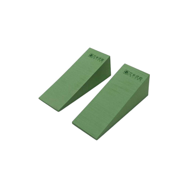 2x Yoga Skumkil Yoga Kilblock Häl Förhöjd Handled Ryggstöd Vadstretch Lutande Bräda Knäböj Kilblock för Hemmagym