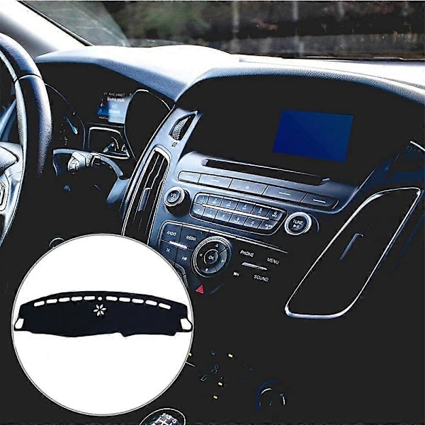 Liukumaton kojelaudan suojus Peugeot 508 MK2 2019 2020 2021 -malleihin, liukuestematto, UV-suojattu aurinkosuoja, visiirilisävarusteet Red edge Left steering wheel