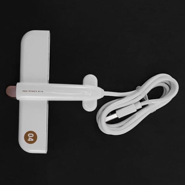 USB 2.0 Hub 4-Port Connector Splitter Adapter U-Disk Socket Flymodel Skrivebordstilbehør Hvid