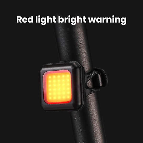 Polkupyörän valo LED Etu- ja takavalo Type-C Lataus MTB Maantiepyörä Kirkas Lamppu 3 Valotilaa Säädettävä Pyöräilyvalo Red White Light.