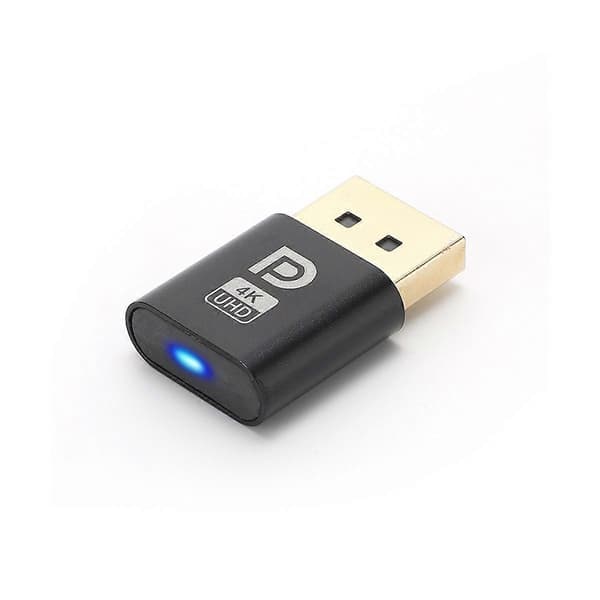4K Displayport Dummy Plug DP Virtuaalinäyttöadapteri EDID Headless Ghost Emulator PC-näytönohjaimelle V