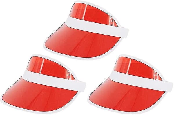 Solskydd Solhatt i olika färger 3 Pack Red
