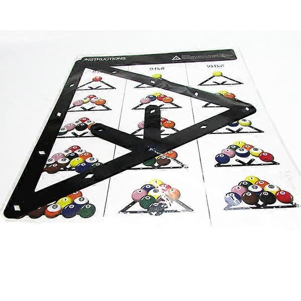 Billard Magic Rack Holder Ark Pool Kø Durable Tilbehør Sort Til 8 9 Ball Nine Ball