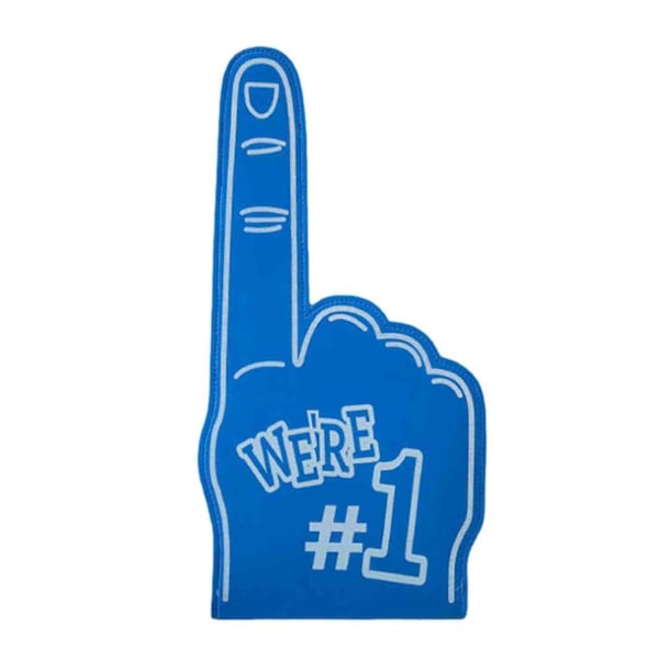 Skumfinger Universal Stor Hand För Sport Hejaklacksfans Blue