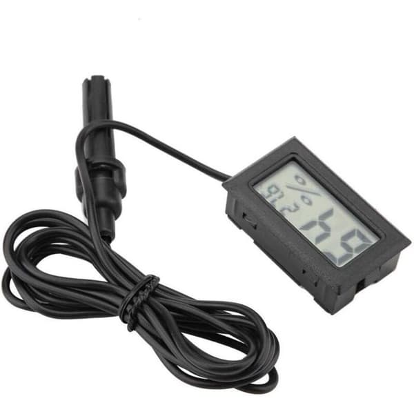Akvarietermometer hygrometer, mini akvarietermometer hygrometer-affisch för akvarium, sköldpaddsakvarium