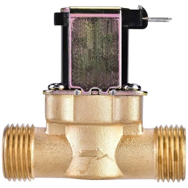 1/2\" normalt lukket messing elektrisk magnetventil AC 220V for vannkontroll