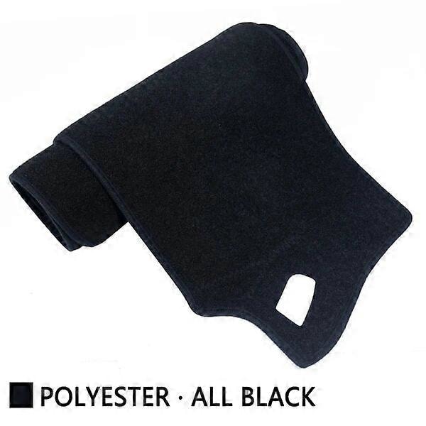 Halkfri Instrumentbrädesöverdrag Dash Mat för Peugeot 508 MK2 2019 2020 2021 Pad Halkskydd Kudde Anti-UV Solskydd Visir Tillbehör Black edge Left steering wheel