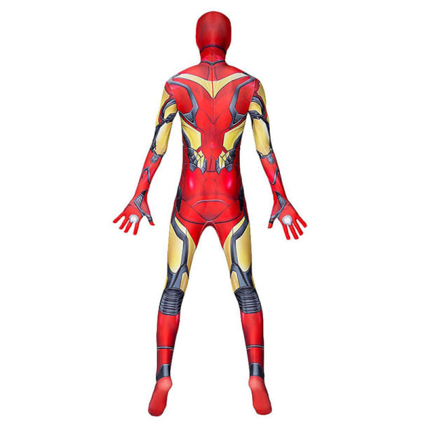 4-9 År Barn Marvel Avengers Iron Man Cosplay Party Kostyme Jumpsuits+Hodeplagg Fancy Dress Antrekk Sett Gaver 4-5 Years