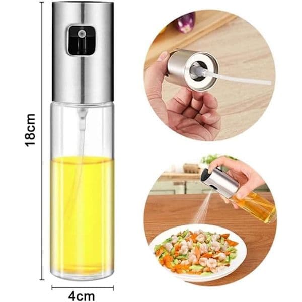 Glaskaraff för Olja och Vinäger – 100 ml Guld Gold