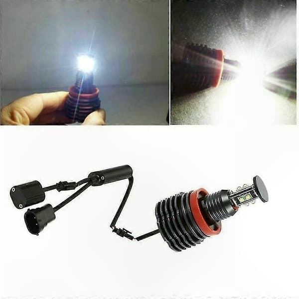 2 kpl 80W H8 LED Angel Eyes -merkkivalot E92 E93 E61 E82 E90 E91 E63 -malleihin