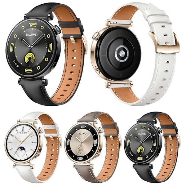 18mm Lærreim til Huawei Watch GT 4