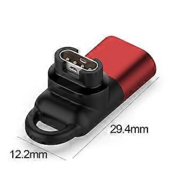 90 Graders Adapter For Telefon 8-pin Til 4-pin Kontakt For Fenix ​​6/6X PRO Solar