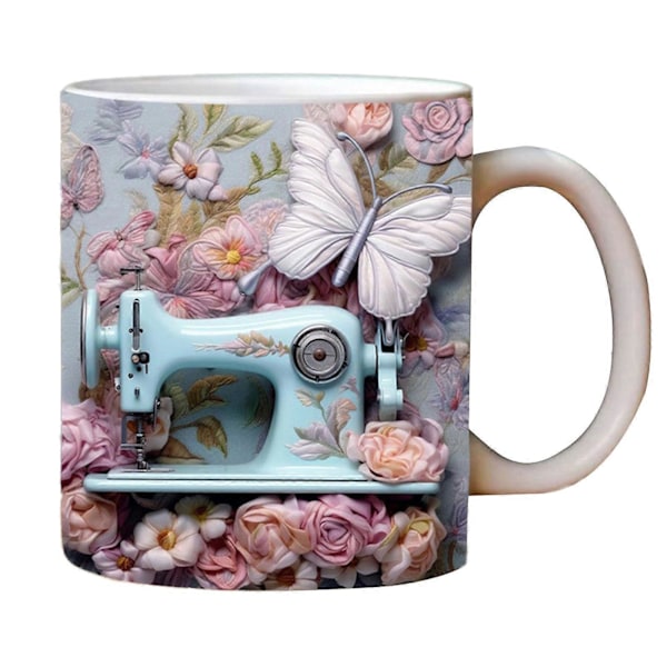 3D Sy-Mugg, Sy 3D-Mugg, Symaskinskopp, Sy-Presenter