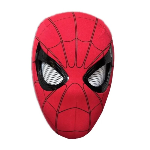 Hem Huvudbonader Cosplay Eye Movement Mask Spider-Man 1:1 Stretch Mask med fjärrkontroll