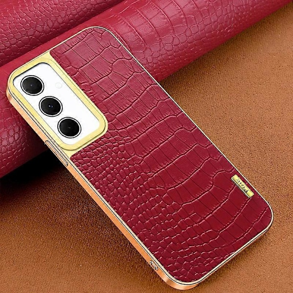 Samsung Galaxy A35 5G -kotelo, 6D-galvanointi, krokotiilinnahkajäljitelmä Multicolor Style E