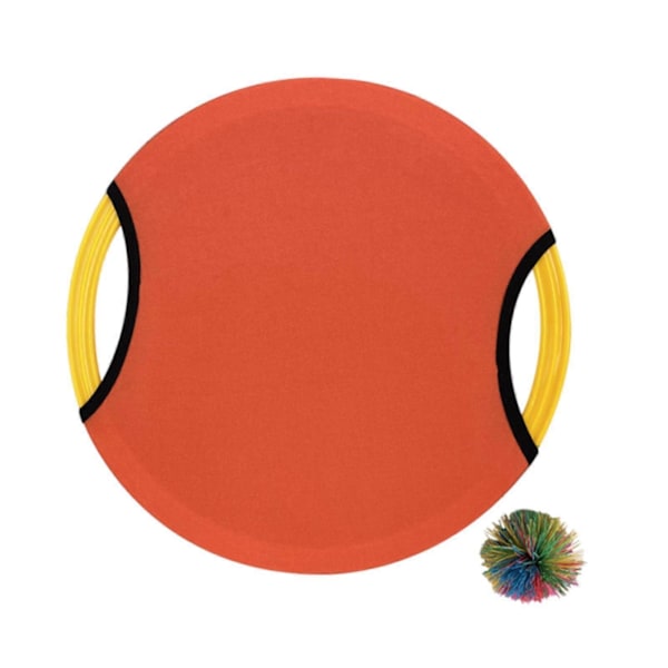 Trampolin Paddelboll Spel Studsig Paddel & Snörboll Kast och Fånga Spel Sensorisk Träning för Trädgårdsfest Strand Pojkar Flickor Orange