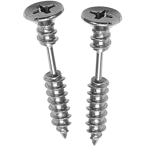 Women Men Punk Stainless Steel Screw Ear Studs Earrings Jewelry