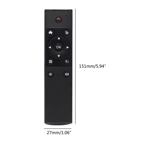 Fly Air Mouse Remote 2,4GHZ trådlös fjärrkontroll med USB mottagare för TV Box Fjärrkontroll Avstånd 10M
