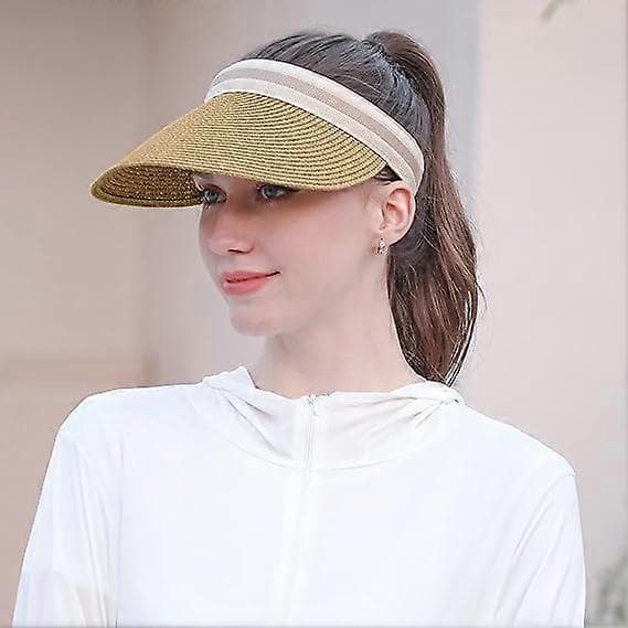 Dame Storbrem Strand Strå Golf Solhatt Sommerhatt
