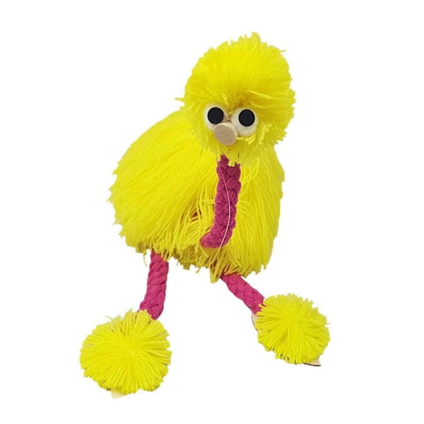 Leksaker Docka Struts På Snören, Rolig Struts Marionett Docka Handgjord Struts Marionett Dockor Snöre Docka, 100% Ny yellow