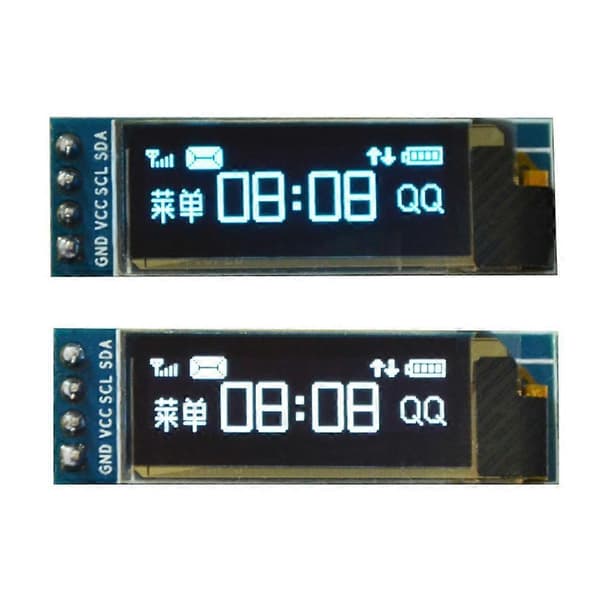 1 kpl C I2C 0.91 128x32 Sininen Oled Lcd Moduuli 3.3v 5v PI:lle