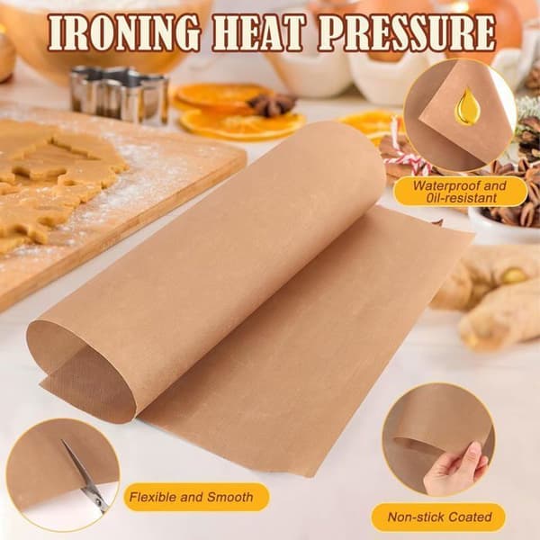 Ekstra stor permanent bageplade (sæt med 4) til grill og bagning - 40x60 cm, kan skæres til - Plade