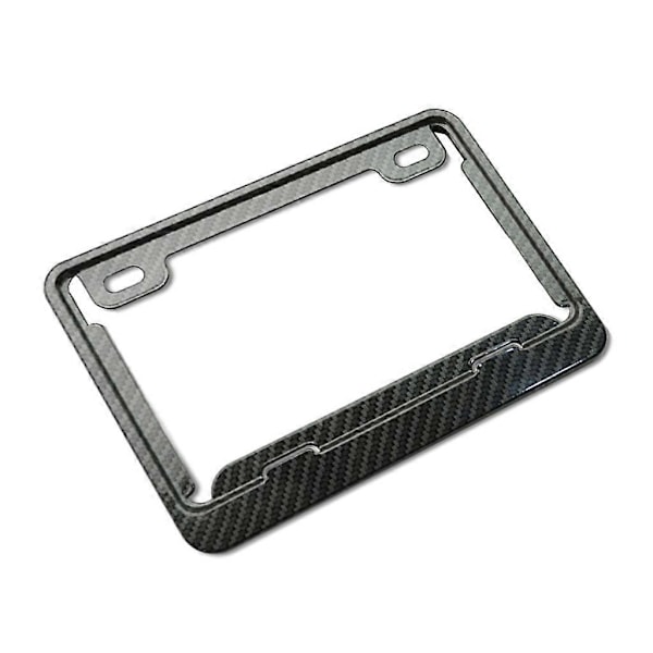 Motorsykkel Skiltramme for Skiltholdere foran og bak Carbon pattern Hollow