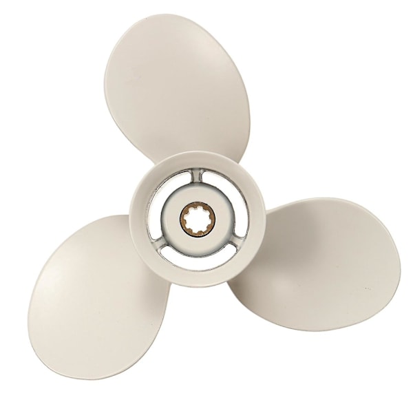 Til 9,9-15 hk 63v-45945-10-el 9-1/4 X 9 Aluminium Marine Udvendings Propeller 8 Spline Tand 3 Bl